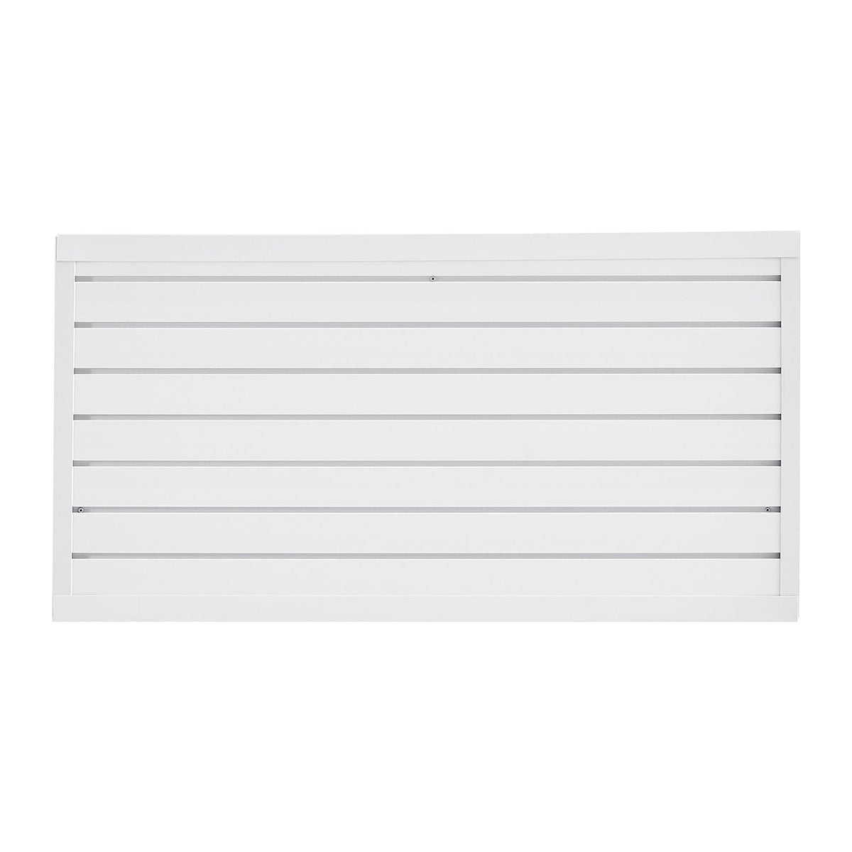 Slat Wall Paneling, 2 x 4 ft, PVC Garage Slatwall with Modular Design, White Slat Wall Easy-to-Install Adjustable Slatwall Panel with Coupling Structure & DIY Cutting, Fits for Storage & Display