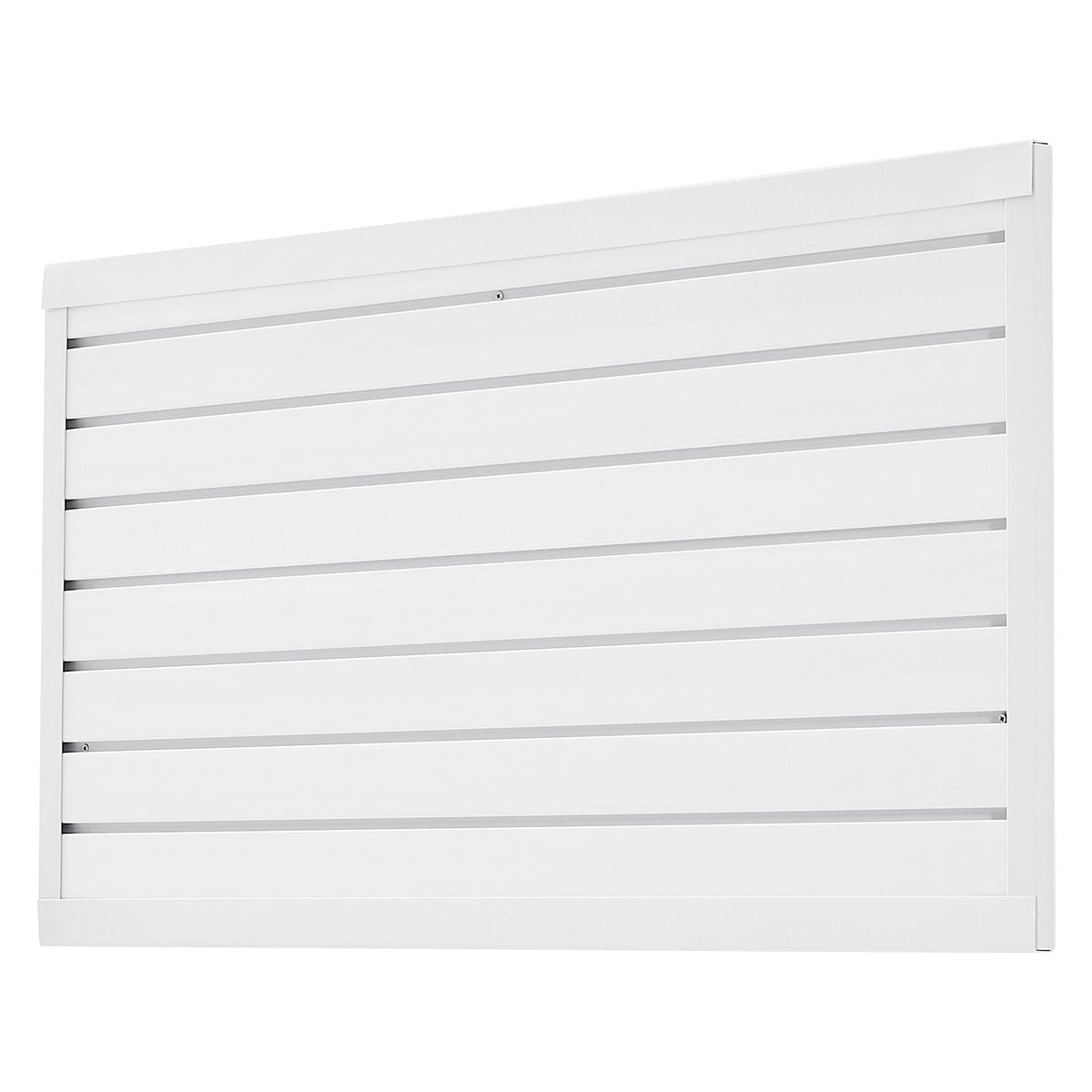 Slat Wall Paneling, 2 x 4 ft, PVC Garage Slatwall with Modular Design, White Slat Wall Easy-to-Install Adjustable Slatwall Panel with Coupling Structure & DIY Cutting, Fits for Storage & Display