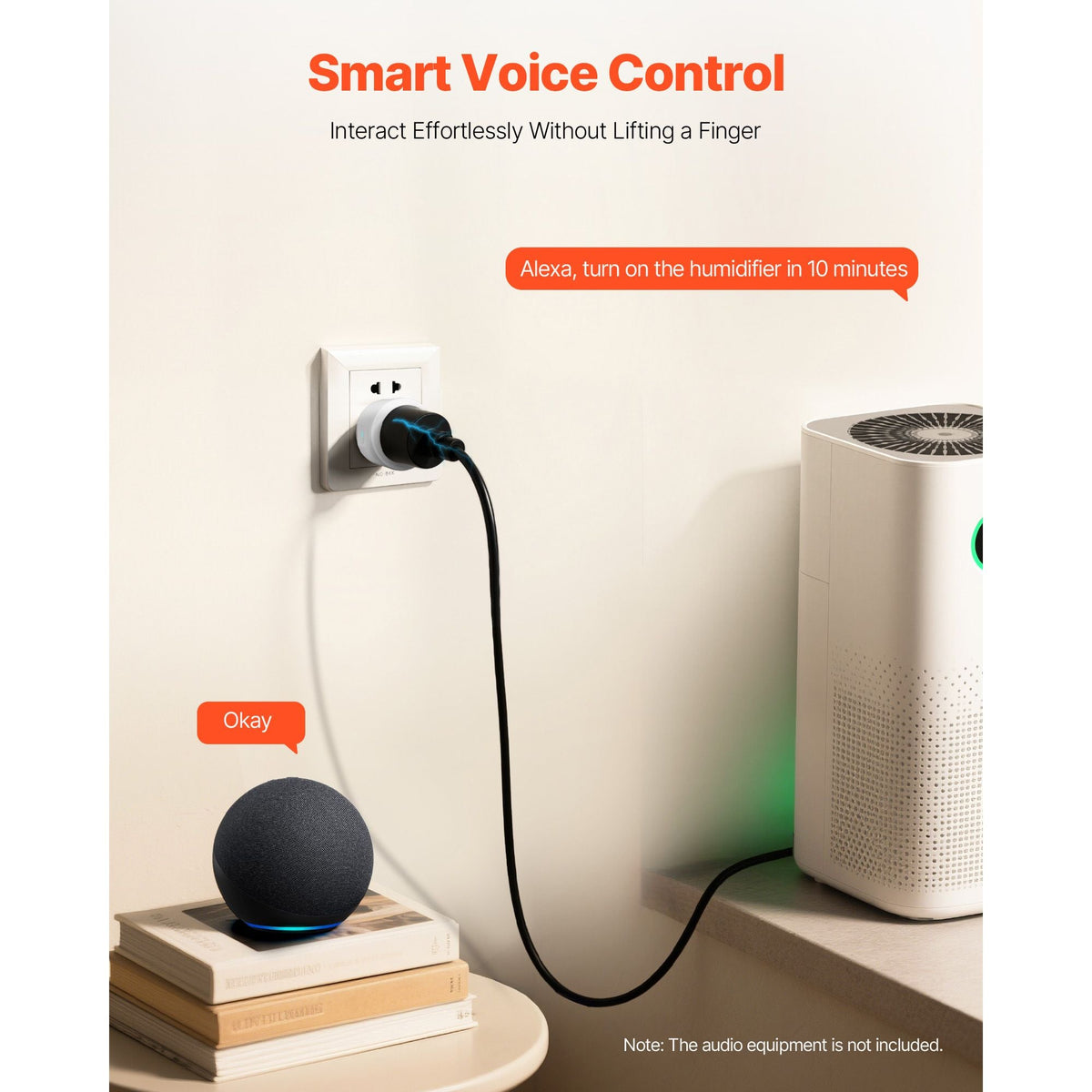 Smart Plug, WiFi Smart Outlet Compatible with Alexa and Google Home, WiFi Plugs with Scheduling, App Control & Timer Function, 2.4GHz Wi-Fi Only, 15Amp, No Hub Required, White (4 Pack)