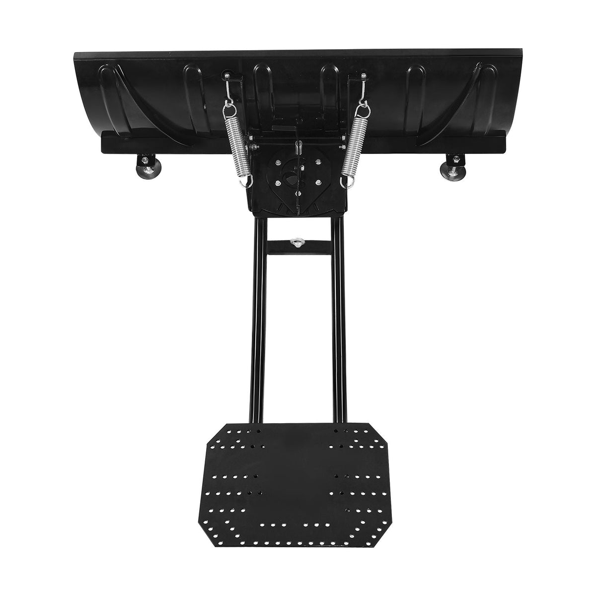 Snow Plow Kit, 48in Universal Snow Plow Attachment, Height & Left-Right Adjustable, Quick To Detach, Steel ATV Scrape Blade, 3 Mount Options, Efficient Snows Clearing, for Most ATVs & UTVs