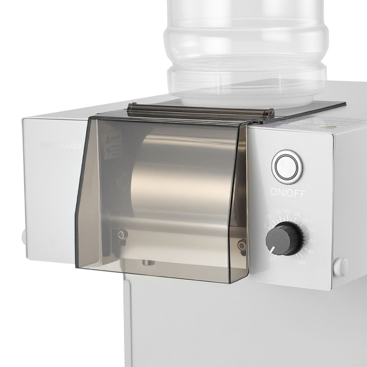 Snowflake Ice Machine, 176LBS/24H Snowflake Ice Maker, Ice-Shaver Machine with Stainless Steel Blade, Electric Snow Cone Maker with 0.48Gal Tank, 90S Fast Pre-Cooling, for Home & Small Gathering