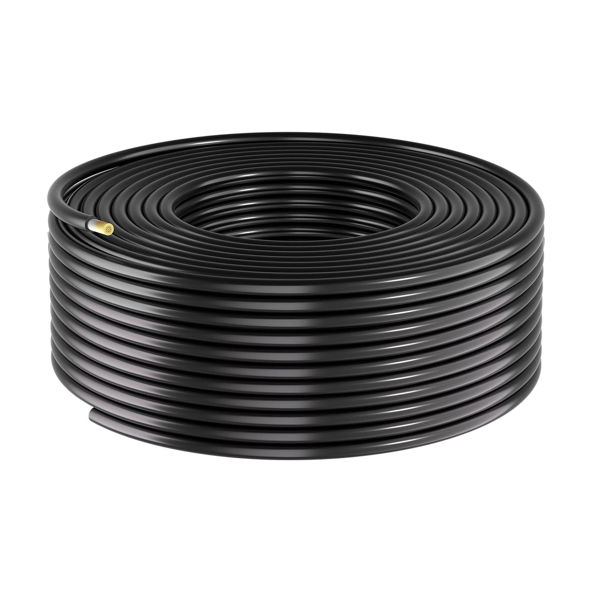 Solar Panel Wire, 100 ft Black + 100 ft Red Kit, 10 AWG (6 mm²) Solar Panel Extension Cable, PV Tinned Copper Wire, for Outdoor Home Off-Grid Photovoltaic Systems Automotive RV Boat Marine, IP67
