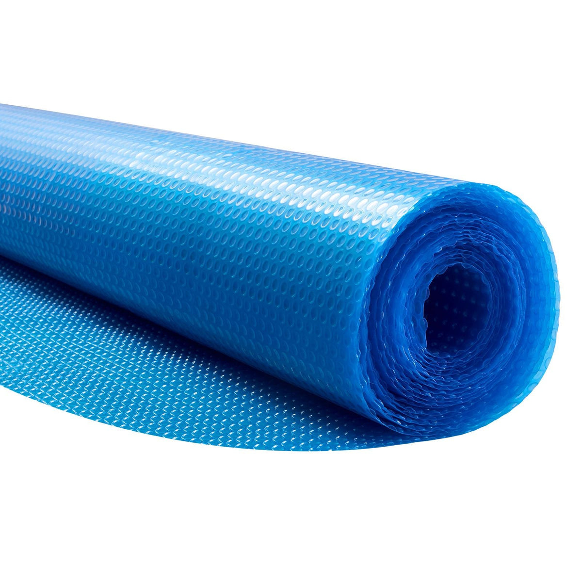 Solar Pool Cover, 18 ft Round Pool Bubble Cover, 12 Mil Pools Solar Blanket with Bubble & PE Material, Daytime Heat Absorption, Nighttime Heat Retention, Heat Retaining Solars Covers, Blue