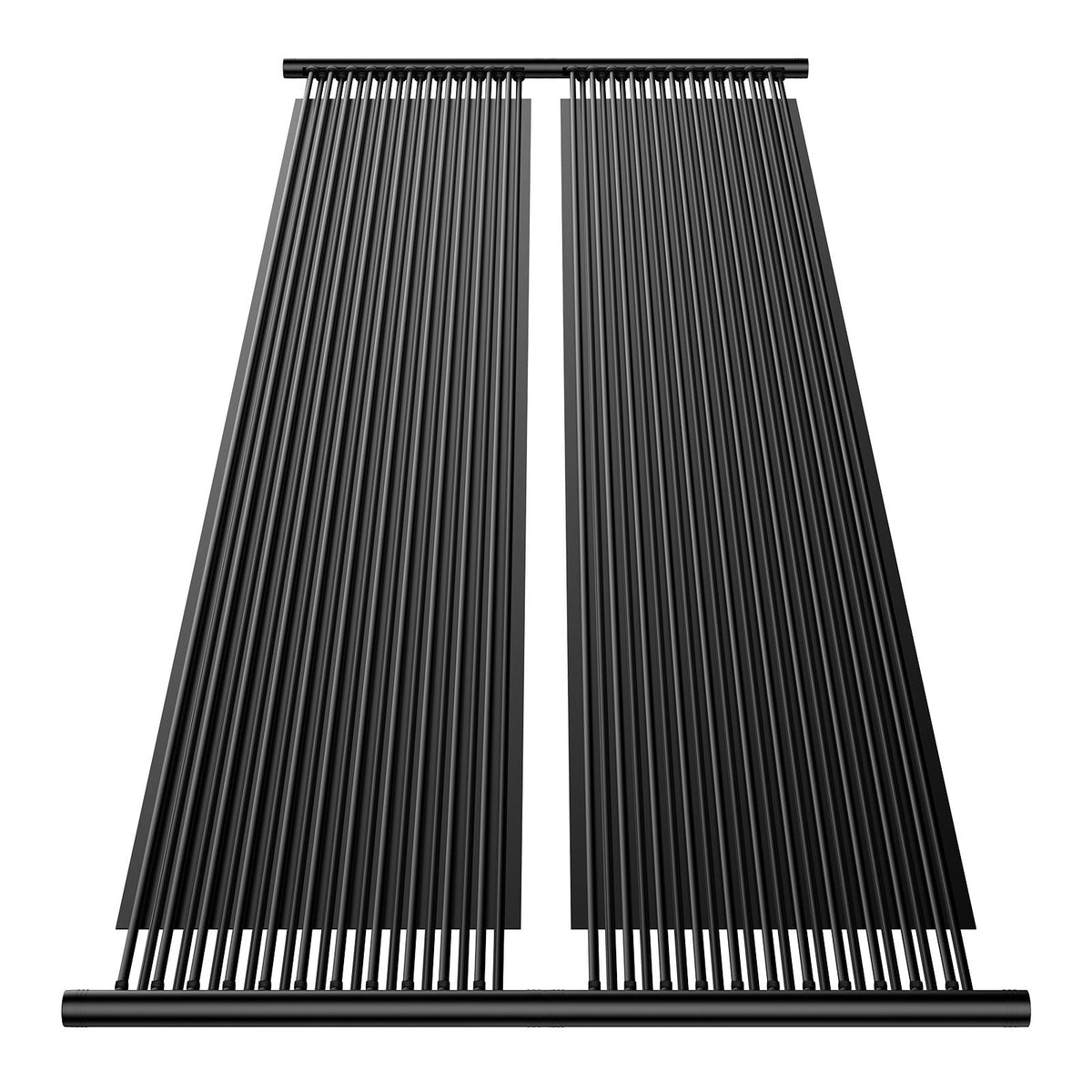 Solar Pool Heater, 2.75 x 20 ft HDPE Solar Pool Panel( 2 Pcs) - Durable & Weather-Proof, with Complete Accessories, Universal Solar Pool Panel–Raises Water Temperature