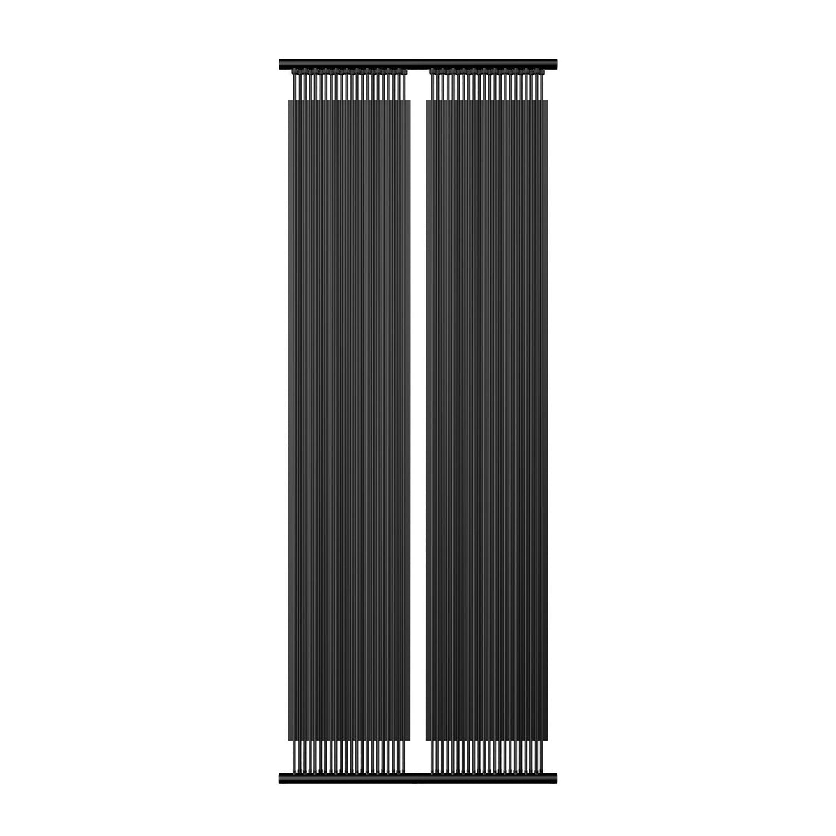 Solar Pool Heater, 2.75 x 20 ft HDPE Solar Pool Panel( 2 Pcs) - Durable & Weather-Proof, with Complete Accessories, Universal Solar Pool Panel–Raises Water Temperature