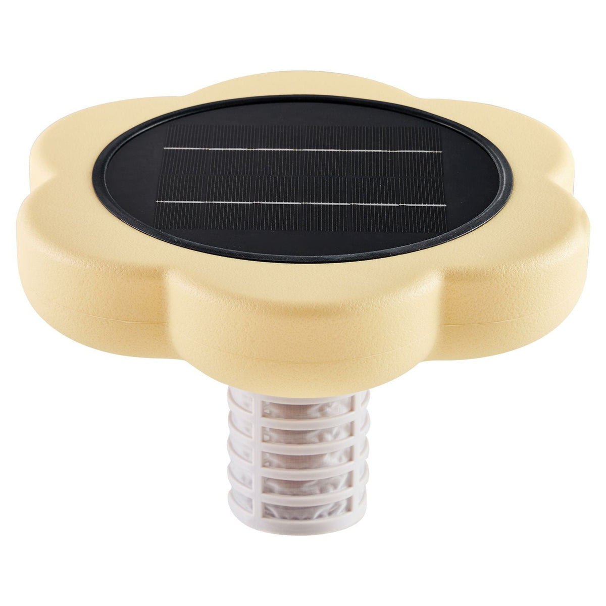 Solar Pool Ionizer, Petal Copper Pool Ionizer Up to 45000 Gal, Floating Automatic Water Cleaner and Purifier, Chlorine Free Water, with Copper Anode, Spring, Brush and Filter for Pools & Spas