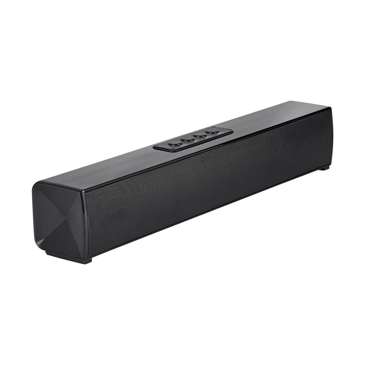 Sound Bar for Smart TV, 2.0 Channel, 17-Inch Compact Soundbar TV Speakers for Projector, Bluetooth AUX Connection, Remote Control, Easy Setup, 80W Surround Sound System for PC Home Theater Audio
