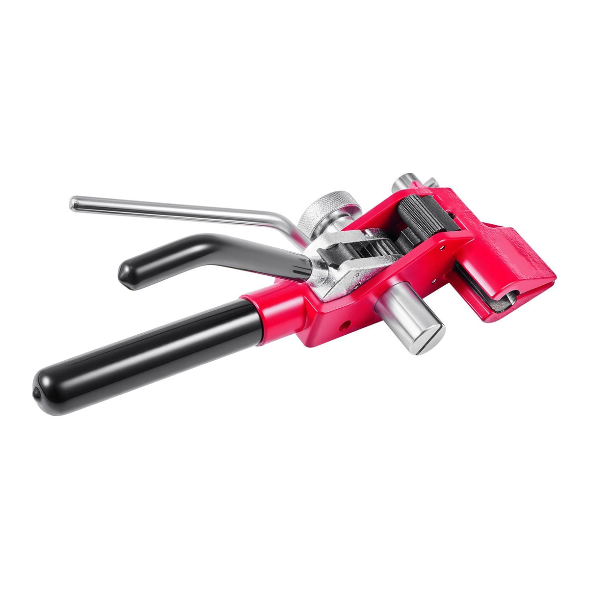 Steel Banding Strapping Kit, Heavy Duty Banding Sealer Tool with 400 ft Binding Straps, 400 Metal Clasps, Manual Pallet Packaging Strapping Kit for Warehouse, Transportation, Industrial Bundling