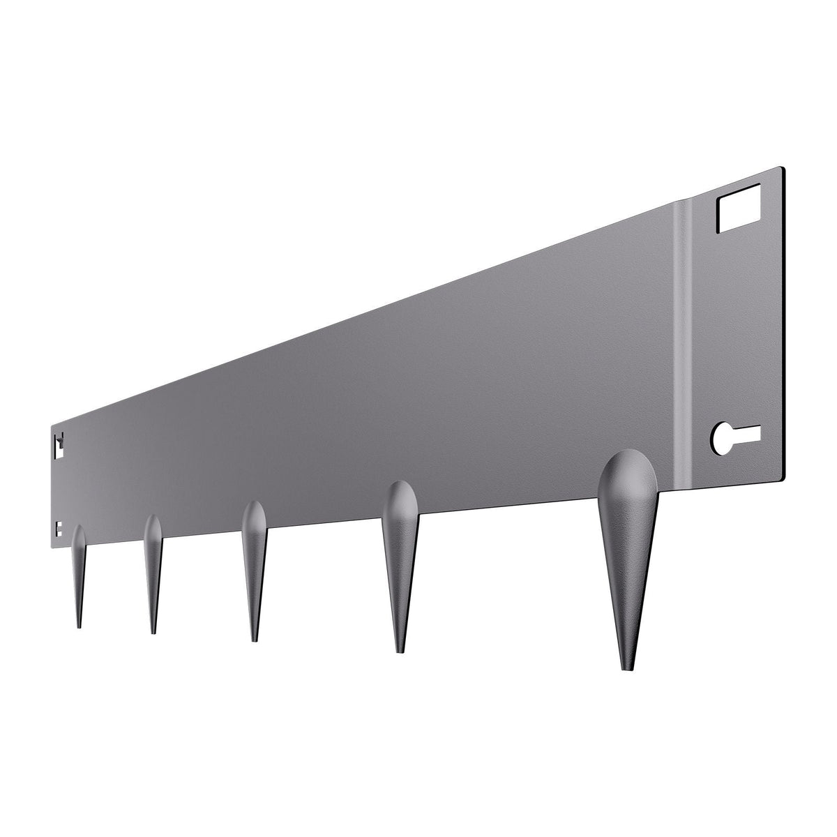 Steel Landscape Edging, 5 Packs 39 x 5 in Rust-Resistant Metal Landscape Edging, Bendable Garden Edging Border, Heavy Duty Lawn Edging, Easy-to-Install, Flower Bed Yard Pathway Divider Dark Gray