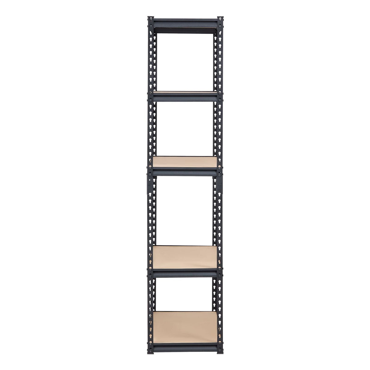 Storage Shelves, 2000 lbs, 5 Tier Garage Storage Shelving, 16" D x 36" W x 71.4" H Adjustable Metal Shelves for Garage Shelves Utility Rack Shelf, Ideal for Kitchen, Warehouse, Basement, Black