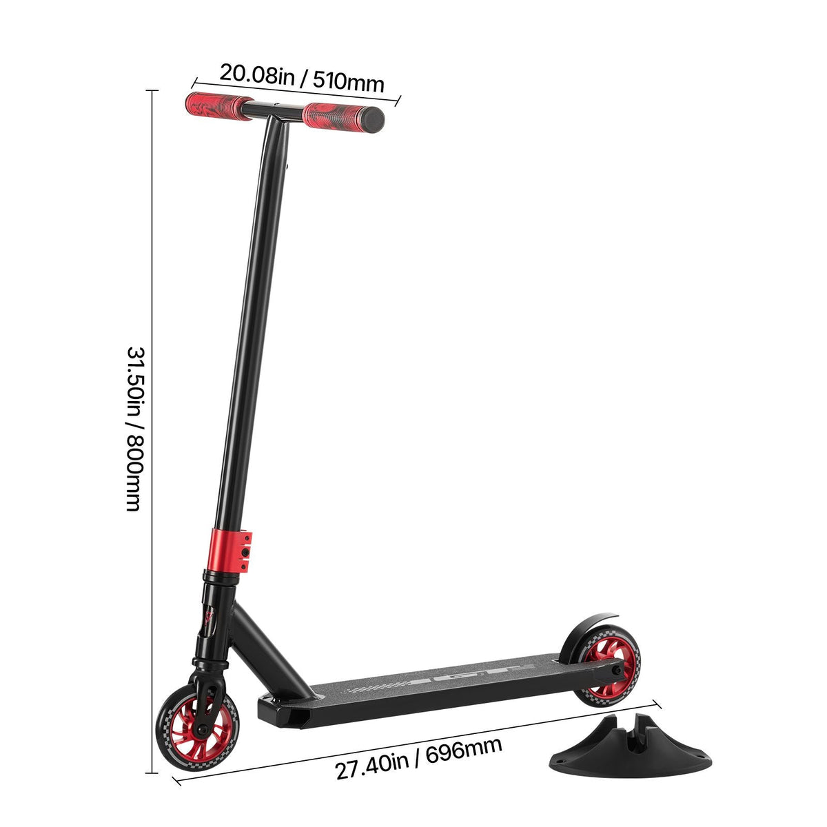 Stunt Scooter, Pro Complete Trick Scooters for Kids Ages 11-13 Years, Teens, Adults, Boys, and Girls, Freestyle Street Rider for Intermediate and Beginner, Double Layer Lightweight Aluminum Deck
