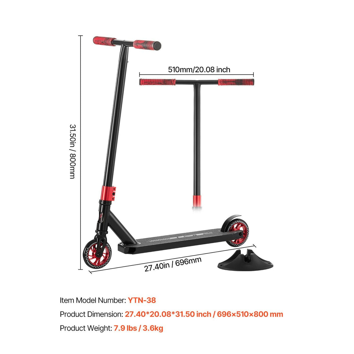 Stunt Scooter, Pro Complete Trick Scooters for Kids Ages 11-13 Years, Teens, Adults, Boys, and Girls, Freestyle Street Rider for Intermediate and Beginner, Double Layer Lightweight Aluminum Deck