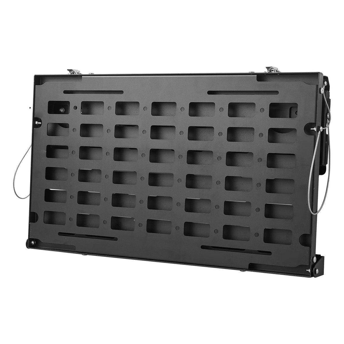 Tailgate Table, for 2021-2025 Ford Bronco, 88 lbs, Carbon Steel Foldable Molle Panel Double-Layer Drop Down Table, Rear Door Cargo Storage Rack Shelf Luggage Holder Carrier Camping Accessories