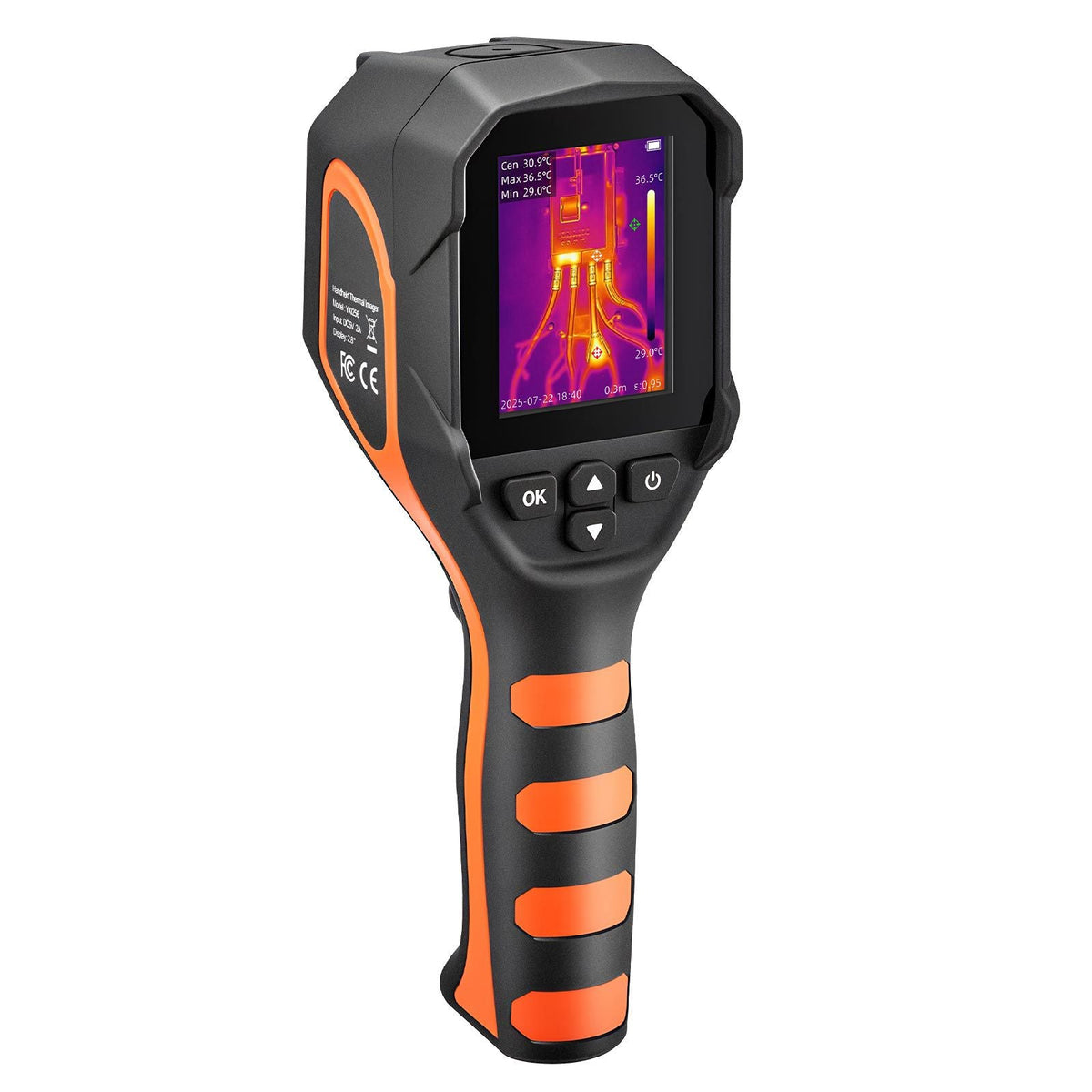 Thermal Camera, 320x240 TISR Super Resolution, Thermal Imaging Camera with 2MP Visual Camera, 256x192 IR Resolution, 25 HZ Refresh Rate, -4 to1022 Fahrenheit, 4 Image Modes & 6 Color Palettes
