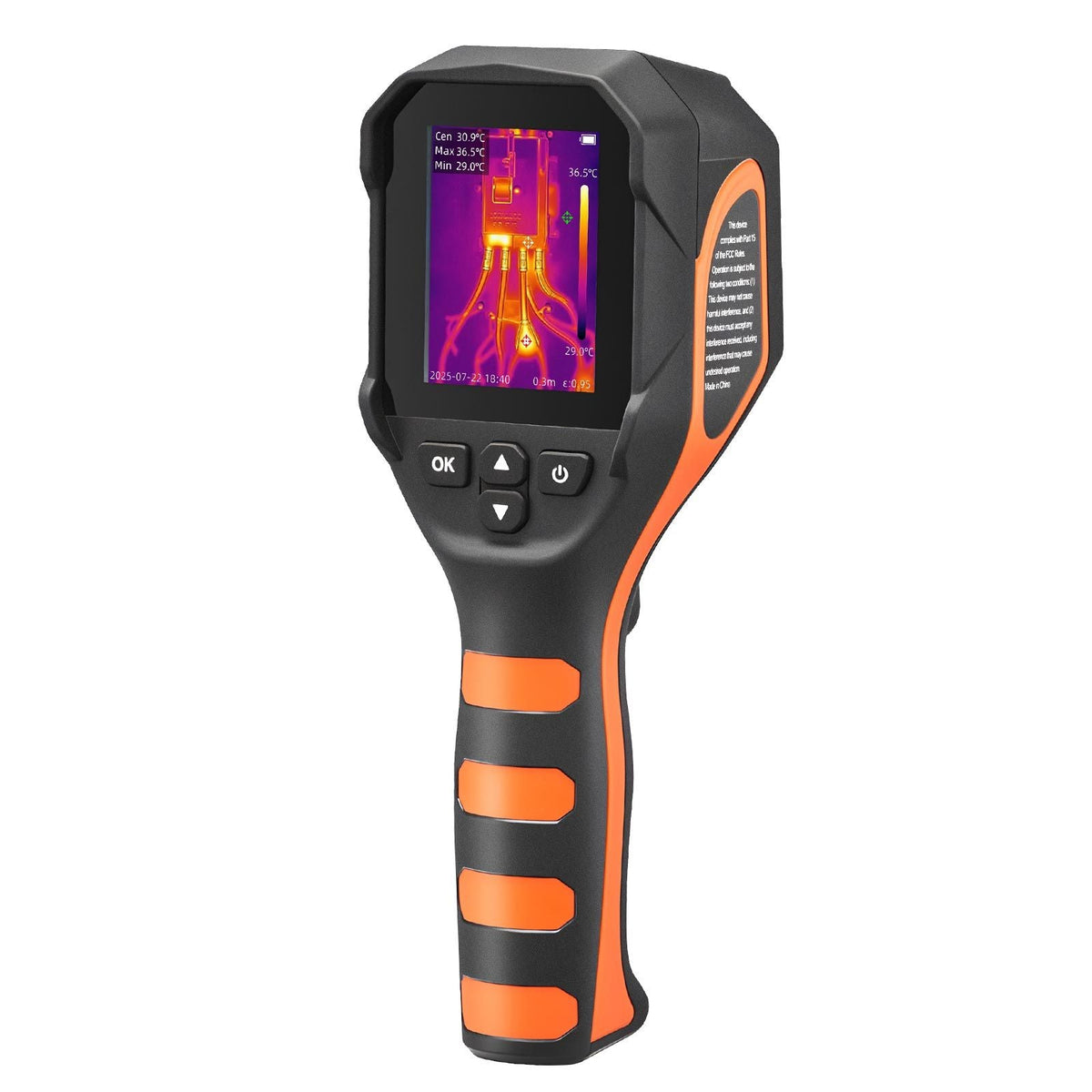 Thermal Camera, 320x240 TISR Super Resolution, Thermal Imaging Camera with 2MP Visual Camera, 256x192 IR Resolution, 25 HZ Refresh Rate, -4 to1022 Fahrenheit, 4 Image Modes & 6 Color Palettes