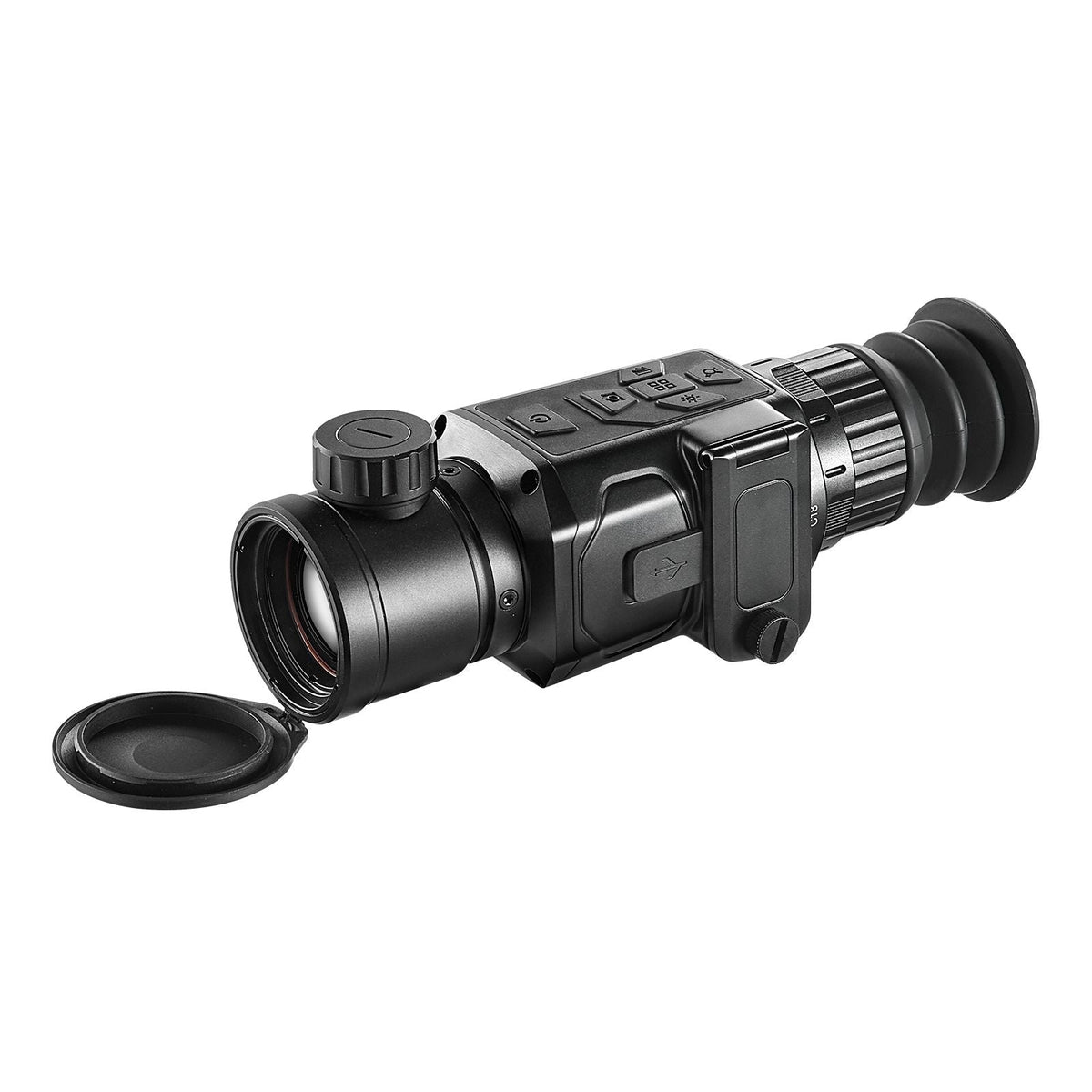 Thermal Imager Monocular Hunting Imaging Telescope 1X -8X Zoom 0.39" OLED Scrren