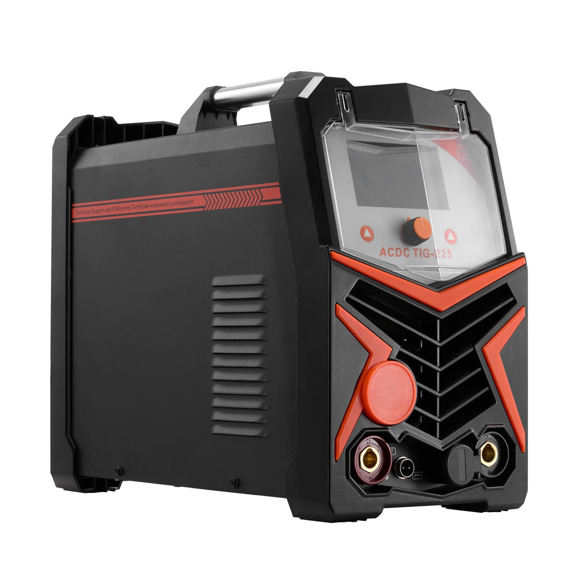 TIG Welder, 225A 6-In-1 Aluminum Welding Machine (Large LED Display)- AC TIG/DC TIG/AC Pulse TIG/DC Pulse TIG/Spot TIG/MMA(Stick), 110&220V Dual Voltage Electric Welder with IGBT Inverter