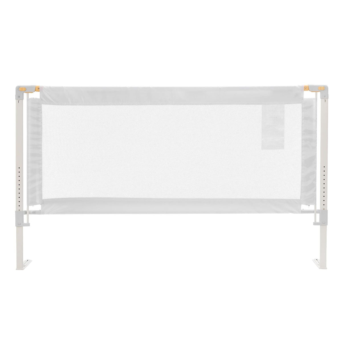 Toddler Bed Rail, Kids Beds Guard Rail with Reinforced Iron Pipe and Oxford Cloth, Adjustable Height Bed Side Railing, Portable Guard Bumper Barrier for Crib, Bunk, 59.06 x 35.04 in, 1 Piece