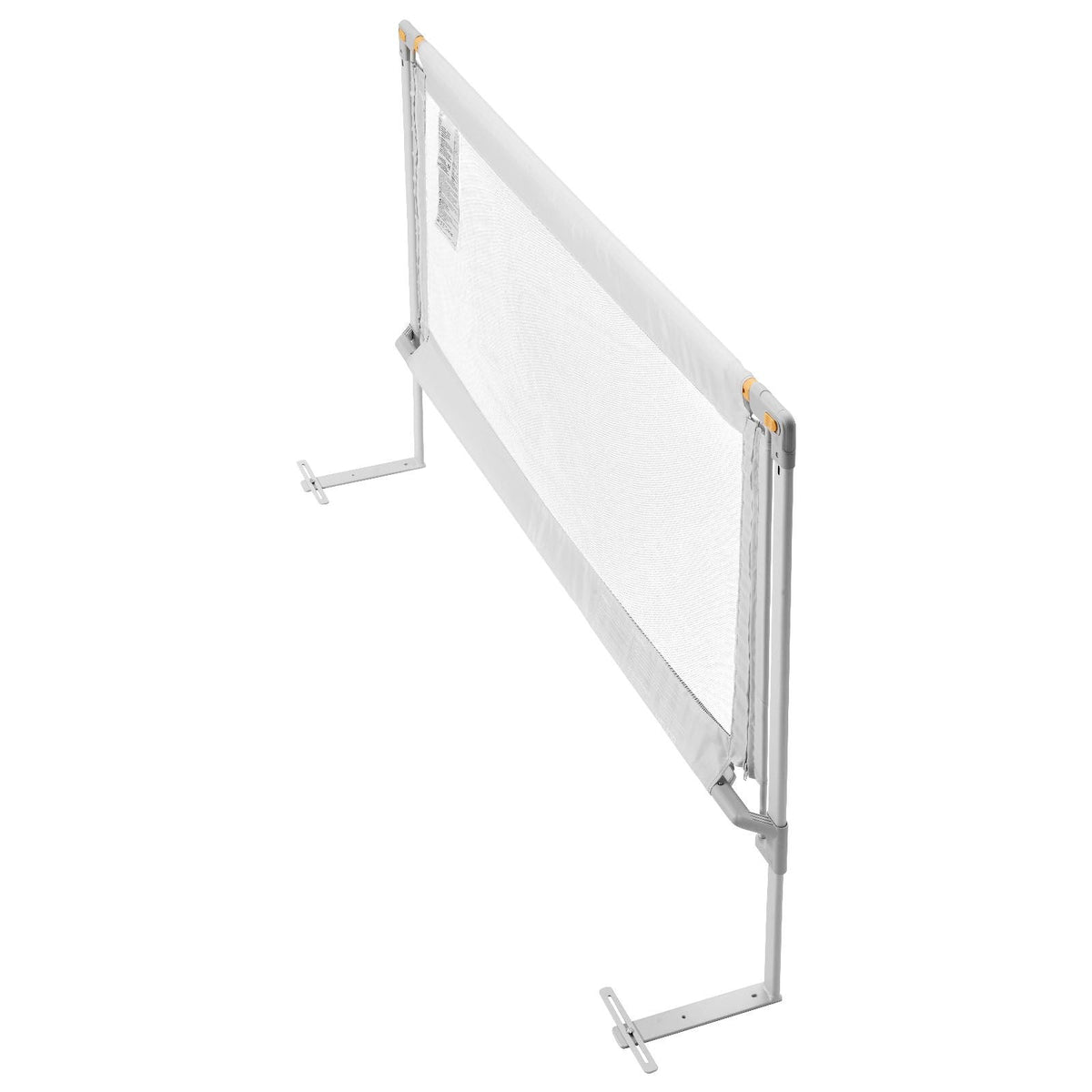 Toddler Bed Rail, Kids Beds Guard Rail with Reinforced Iron Pipe and Oxford Cloth, Adjustable Height Bed Side Railing, Portable Guard Bumper Barrier for Crib, Bunk, 59.06 x 35.04 in, 1 Piece