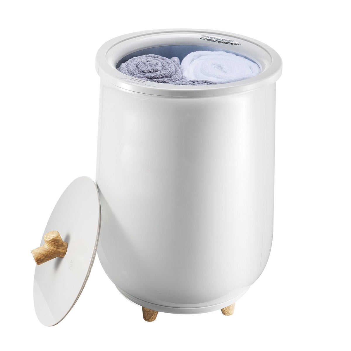 Towel Warmers for Bathroom, Towel Warmer Bucket Auto Shut Off for Spa Fits up to 3 Oversized Bath Towels, Blankets, Clothes, Bathrobes, PJ's and More