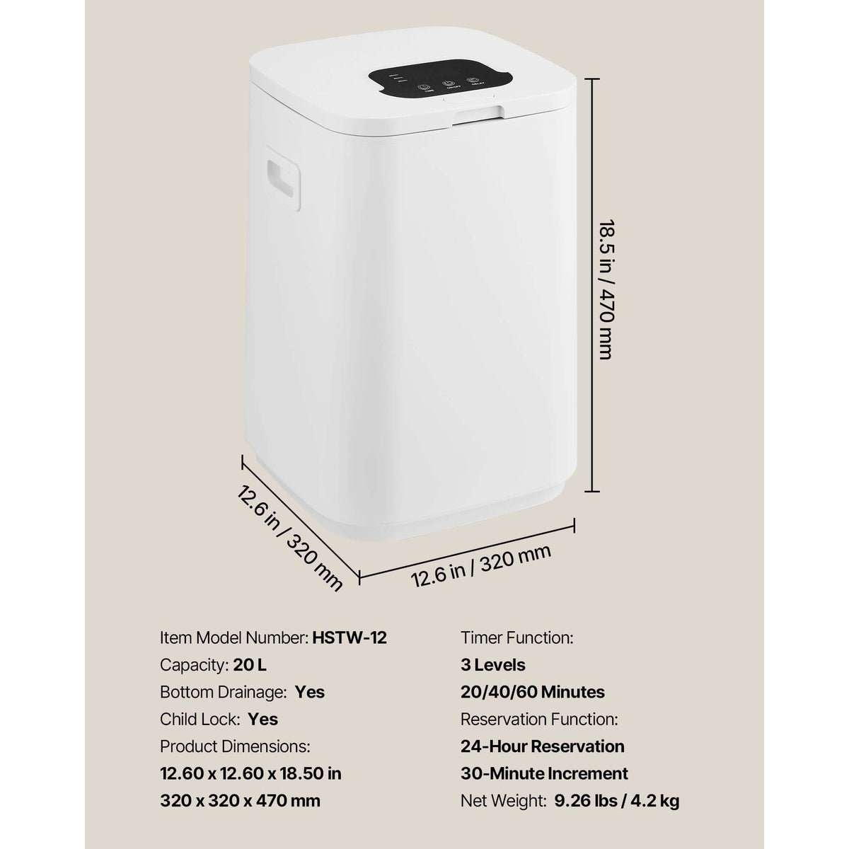 Towel Warmers for Bathroom, Towel Warmer Bucket with Child Lock & High-Temp Indicator & 24H Delay Timer & Auto Shut Off Fits up to 4 Oversized Bath Towels, Blankets, Clothes, Bathrobes and More