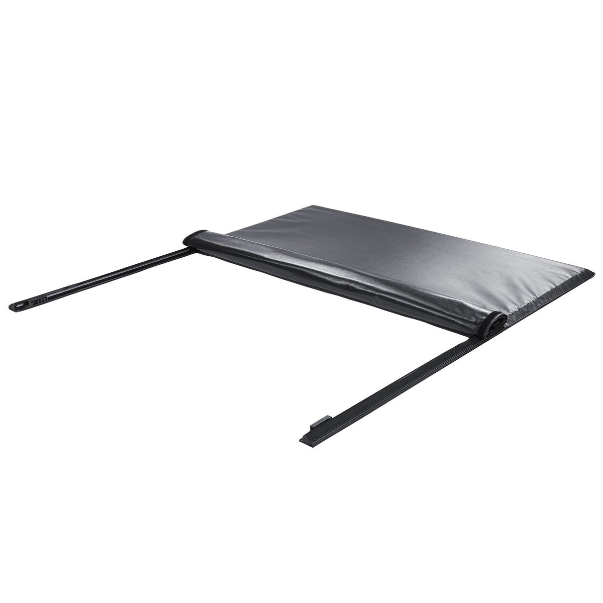 Truck Bed Cover, Roll Up Truck Bed Tonneau Cover, Compatible with 2014-2024 Chevy Silverado / GMC Sierra 1500, for 6.6 x 5.2 ft / 6.6 x 5.3 ft Bed, Soft PVC material, Roll Up Tonneau Cover