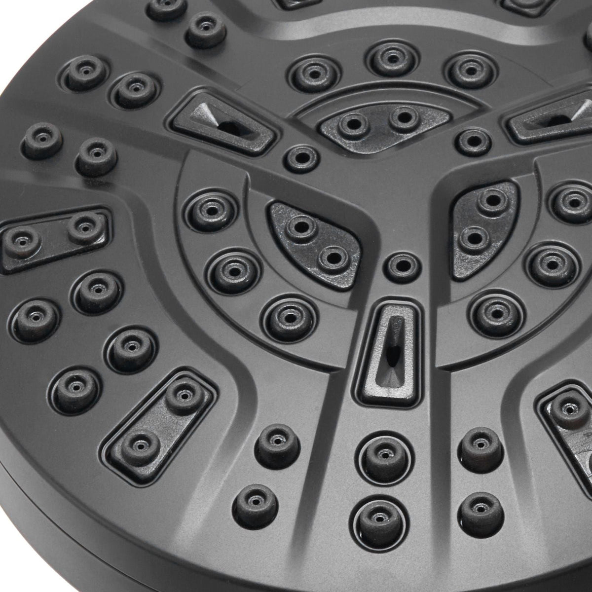 Tub and Shower Faucet Set, Complete with 5-Inch Rainfall Shower Head and Bathtub Spout, 8-Setting Adjustable Spray, Single-Handle Tub Trim Kit with Brass Pressure Balancing Valve, Matte Black