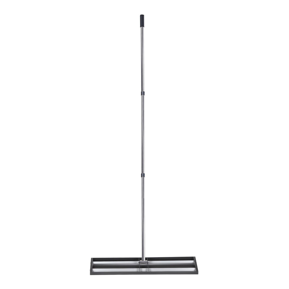 Updated Lawn Leveling Rake with Roller, 48'' x 10" Stainless Steel Lawn Leveler with 83.9'' Adjustable Handle, Heavy Duty Yard Leveling Rake, Effort Saving Lawn Leveling Tool for Yard Golf Court