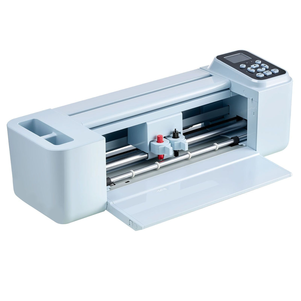 Vinyl Cutting Machine, 12 in, Button and Screen Controlled Vinyl Cutter with Materials and Tool Kit, 5000+ Built-in Design Resources, Compatible with Mac, Windows, Android and iOS, for Crafts