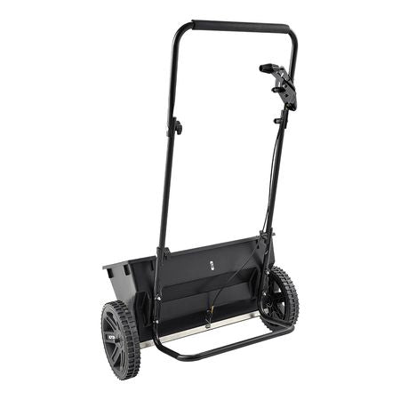 Walk-Behind Push Spreader, 50LBS Capacity, Drop Spreader with Hopper Grate, 18 in Spreading Width & 30 Settings, 10 in All Terrain Tires, Garden & Lawn Spreaders for Seed, Fertilizer, Salt