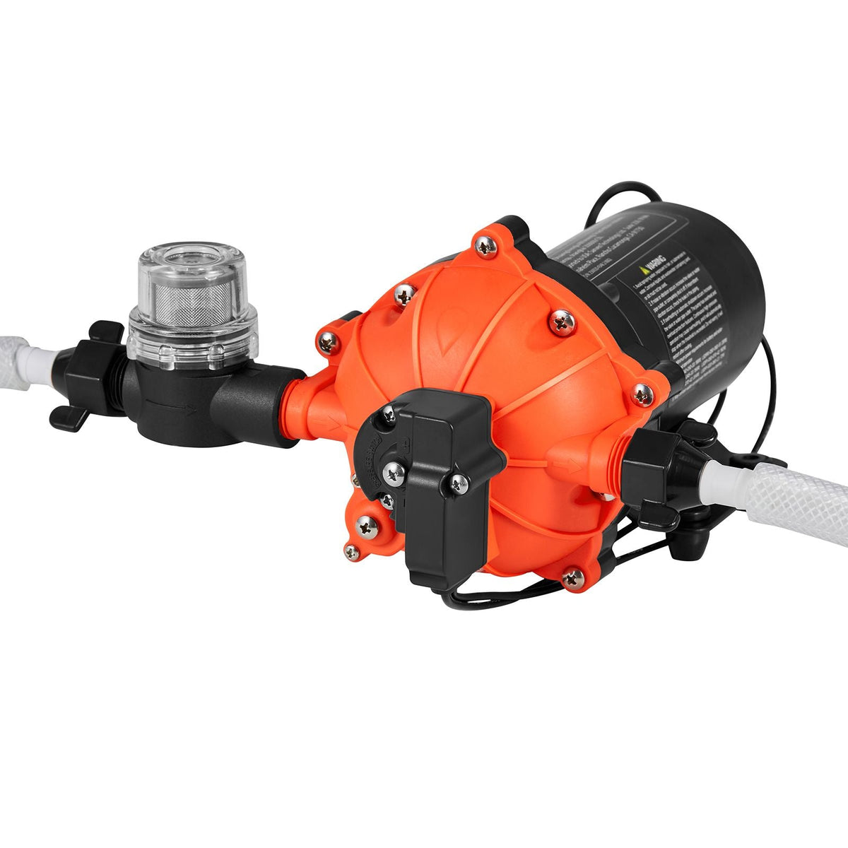 Water Pressure Pump, 110V AC 5 GPM, 5-Chamber On Demand Electric Diaphragm Water Transfer Pump, 60 PSI Max Pressure, Automatic Pressure Switch, for Home Kitchen Garden Irrigation Car Washing