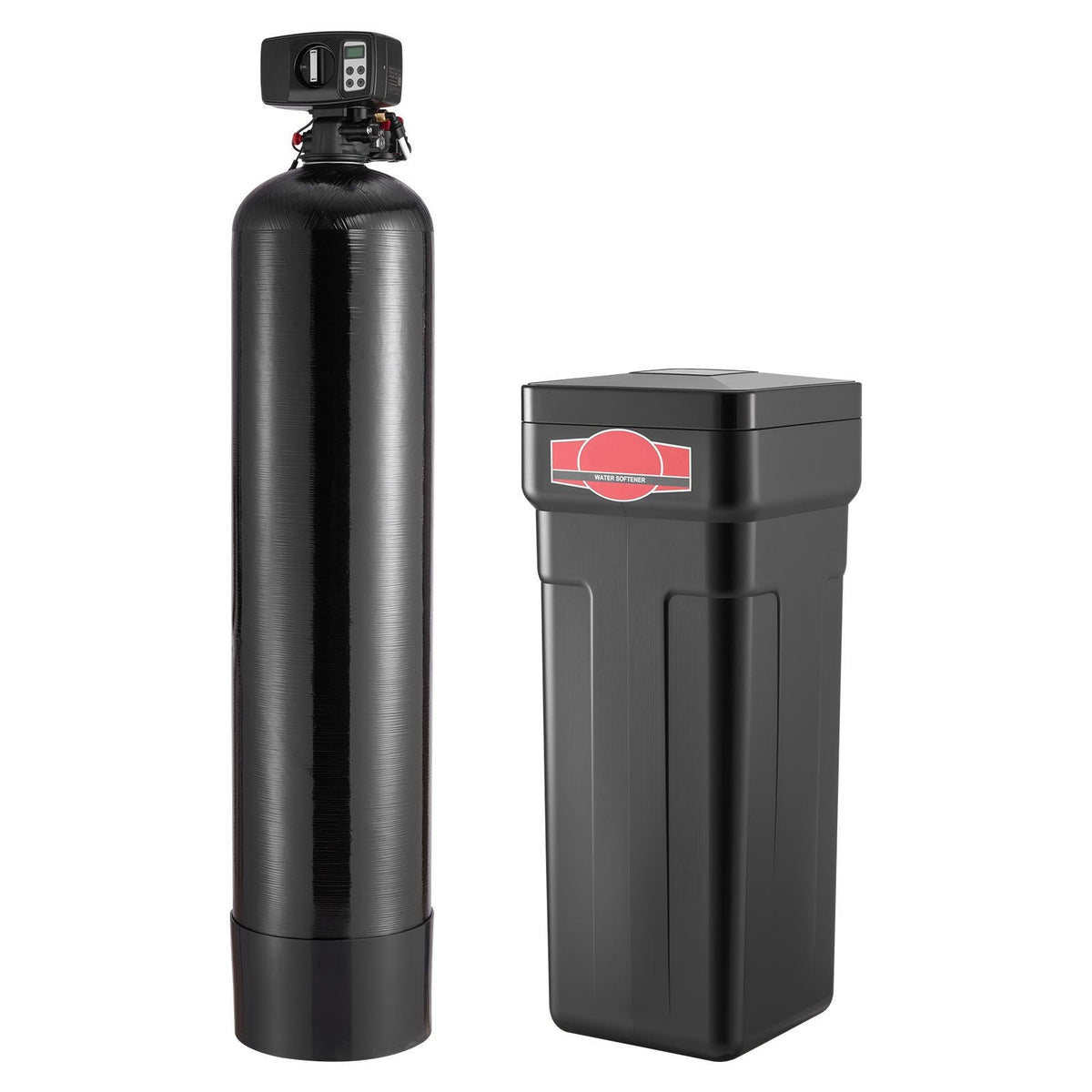 Water Softener, 48,000 Grains Whole House Water Softener System, with Automatic Digital Control Head, Bypass Valve, Reduce Hardness and Minerals, Improve Water Quality, for 3-4 Bathrooms