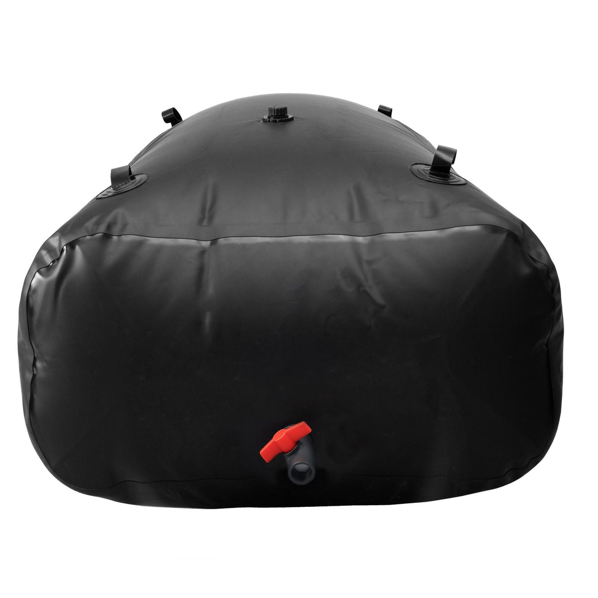 Water Storage Bladder, 264 Gallon (1000L) Water Storage Container Tank, 1000D PVC Large Capacity Soft Bag Bladder, Collapsible Portable for Garden Irrigation, Camping, RV, Emergency Use - Black
