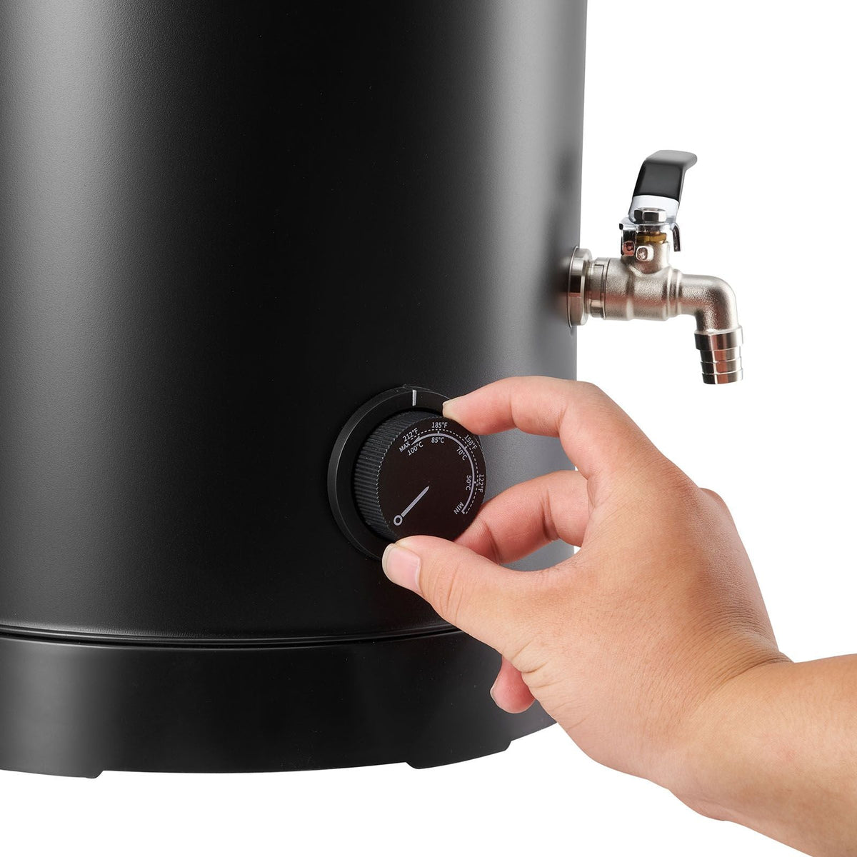 Wax Melter for Candle Making, 8.5 Qts, Fast and Even Heating, with Easy Pour Spout and Temperature Control, Hourglass Base for Non-Stick Smooth Flow, Wax Melting Pot for Making Candles Soaps