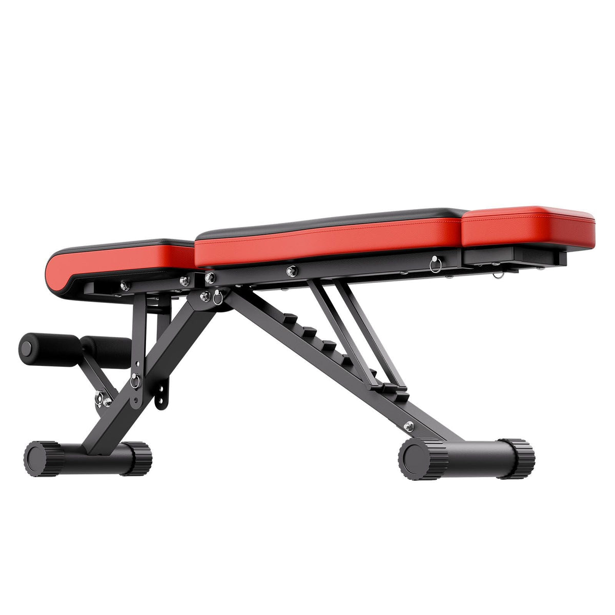Weight Bench, 660lbs Adjustable Weight Bench Press for Full Body Workout, Exercise Sit up Bench for Home Gym Strength Training, Flat Bench with Extended Head/Neck Protection & Quick Folding
