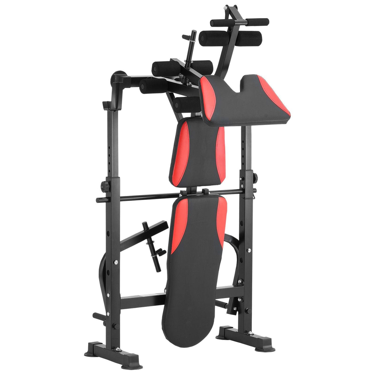 Weight Bench, Multi-Functional Adjustable Weight Bench Press for Full Body Workout, 660lbs Exercise Sit up Bench for Home Gym Strength Training, Flat Bench with Quick Folding & Fast Adjustment