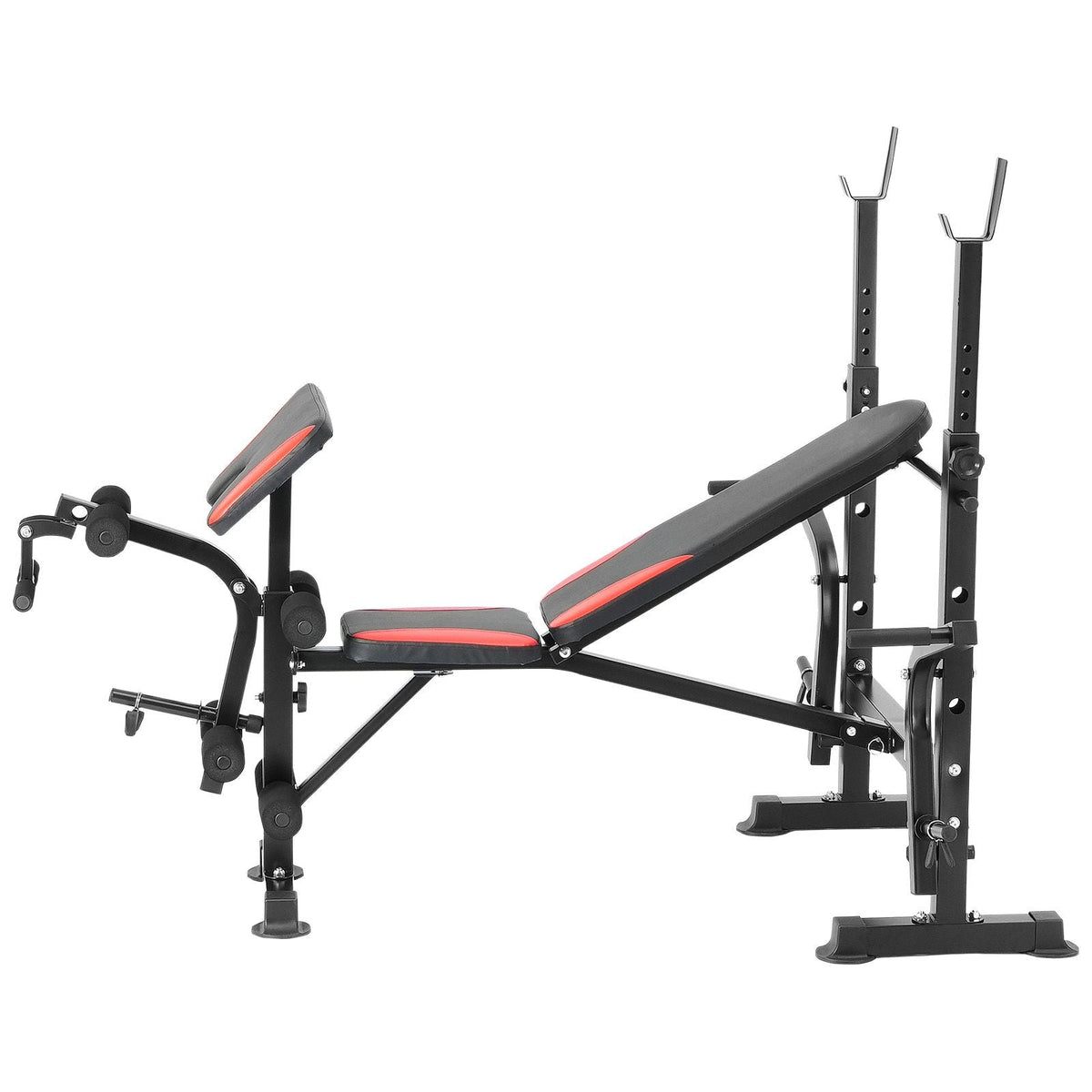 Weight Bench, Multi-Functional Adjustable Weight Bench Press for Full Body Workout, 660lbs Exercise Sit up Bench for Home Gym Strength Training, Flat Bench with Quick Folding & Fast Adjustment