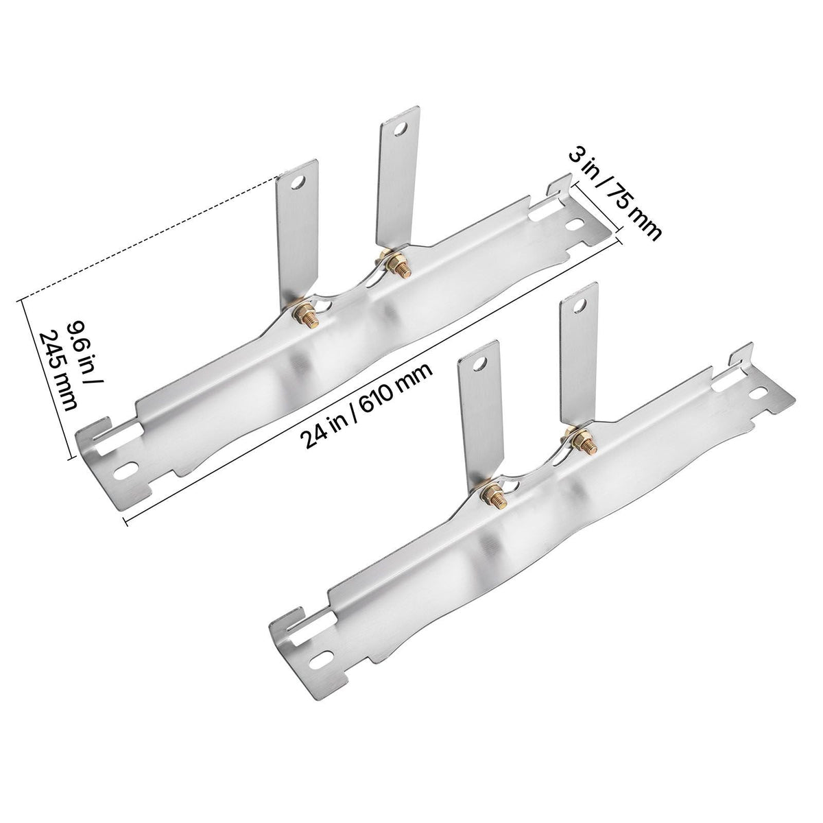 Wheel Alignment Tool, 2 PCS Stainless Steel Heavy Duty Toe Alignment Plates with 2 Measuring Tapes, Accurate Automotive Wheel Tools for Home Use, Compatible with Cars, Trucks, SUVs, and Vehicle