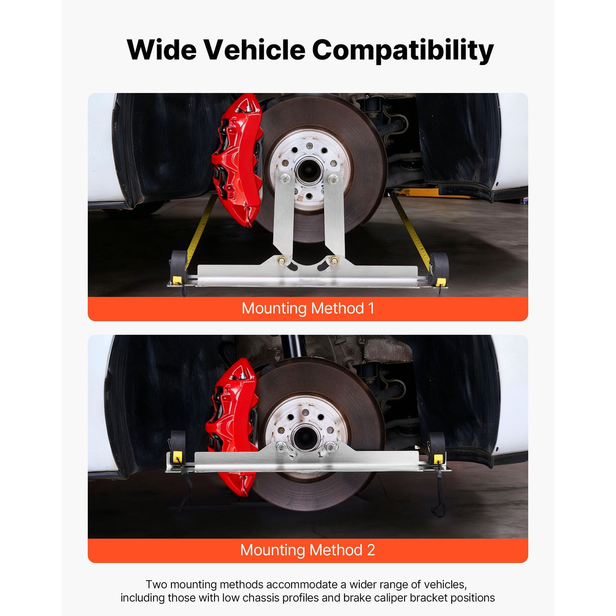 Wheel Alignment Tool, 2 PCS Stainless Steel Heavy Duty Toe Alignment Plates with 2 Measuring Tapes, Accurate Automotive Wheel Tools for Home Use, Compatible with Cars, Trucks, SUVs, and Vehicle