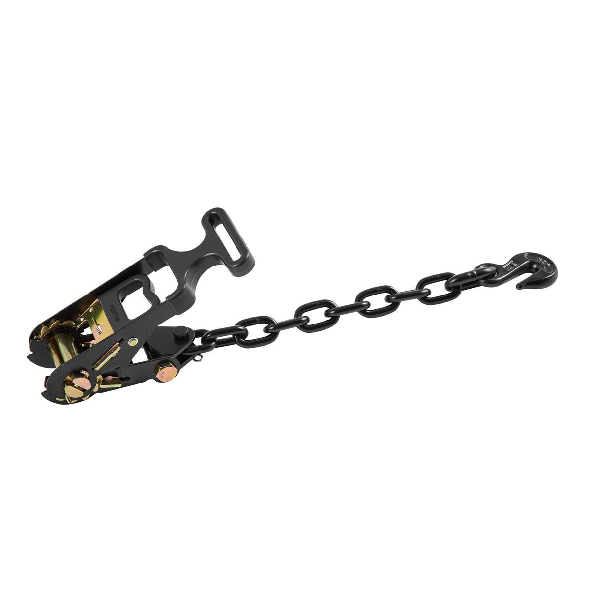 Wheel Chock Tie-Down Kit, Tire-Style Tow Dolly Strap, Car Tie Down Kit with Heavy-Duty Hook, Break Strength 10009 lbs & Working Load 3333 lbs Motorcycle Tie-Down System with O-Ring for ATV, SUV