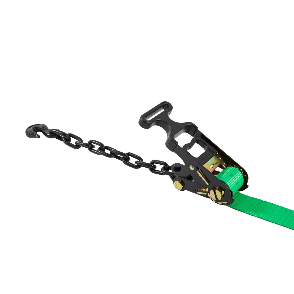 Wheel Chock Tie-Down Kit, Tire-Style Tow Dolly Strap, Car Tie Down Kit with Heavy-Duty Hook, Break Strength 10009 lbs & Working Load 3333 lbs Motorcycle Tie-Down System with O-Ring for ATV, SUV