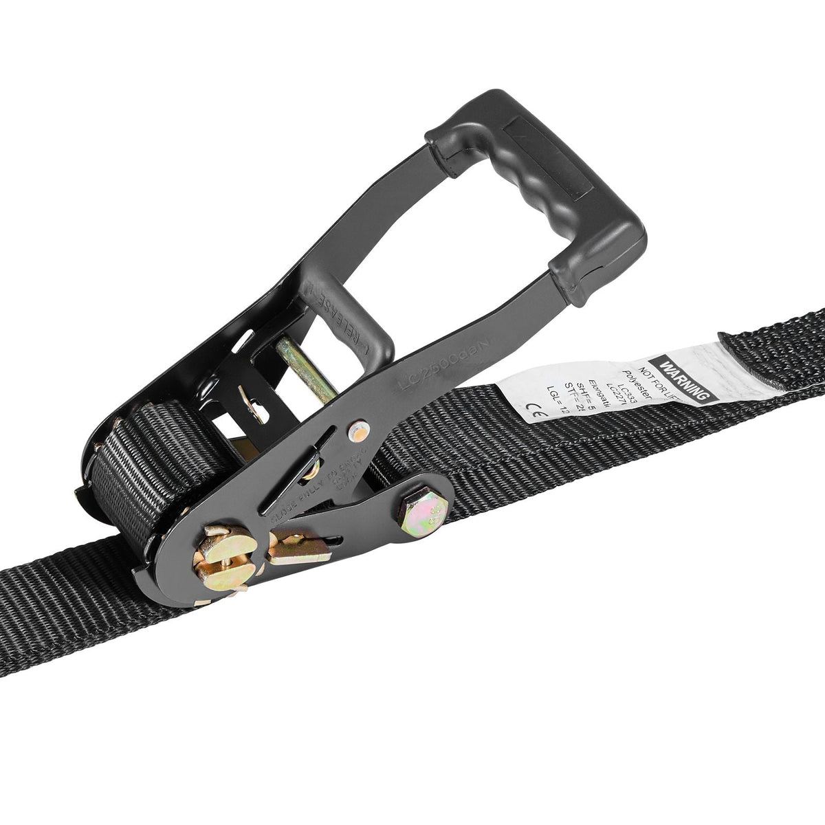 Wheel Chock Tie-Down Kit, Tire-Style Trailer Tie Down Strap, Car Tie Down Kit with Flat Hook, Break Strength 10009 lbs & Working Load 3333 lbs Motorcycle Tie-Down System for ATVs, SUVs, Trailers