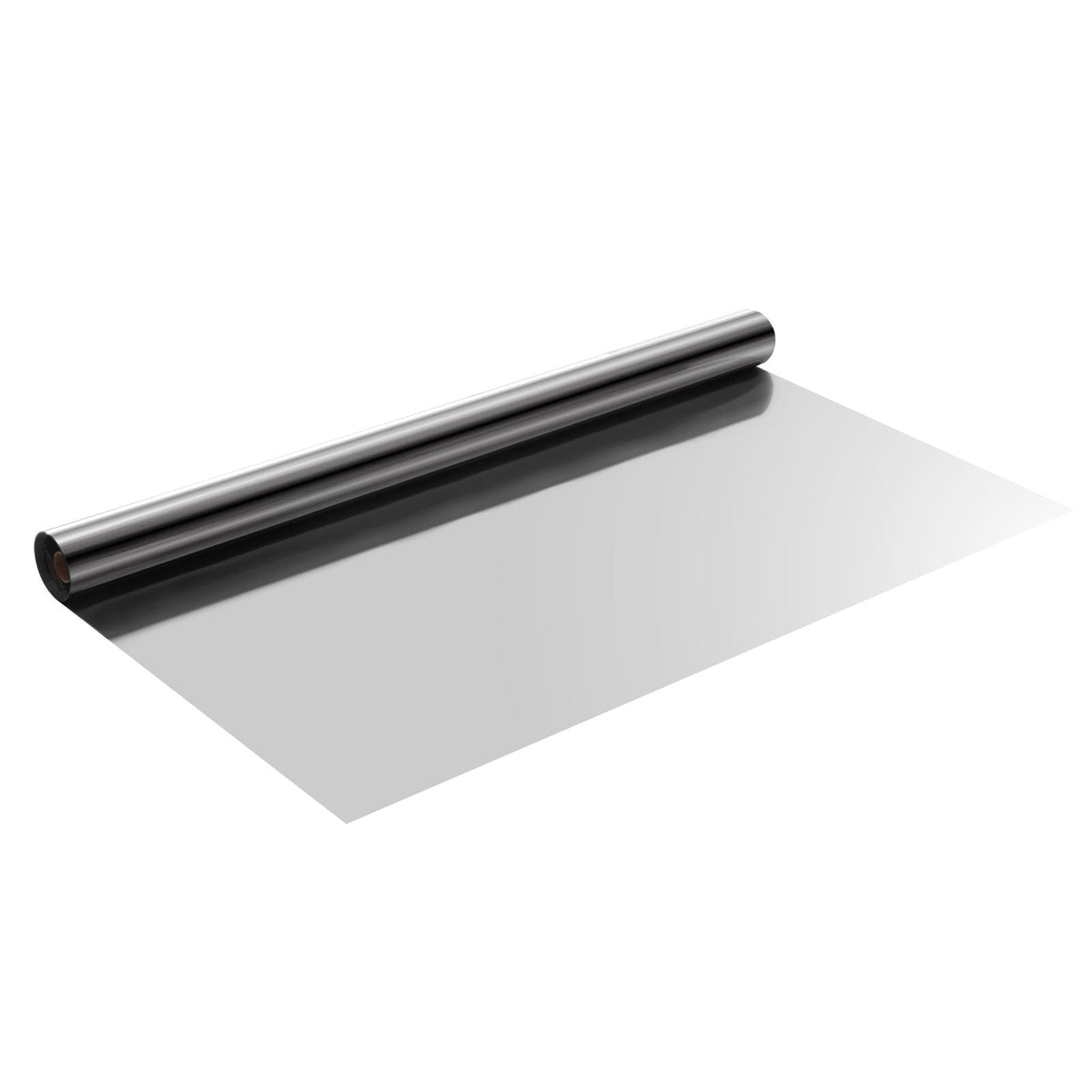 Window Privacy Film, One Way Window Tint, Daytime Mirror Reflective Heat Control Glass, Static Cling Sun Blocking See out Not in Window Film for Home and Office, Black-Silver, 35.4 in x 13.1 ft