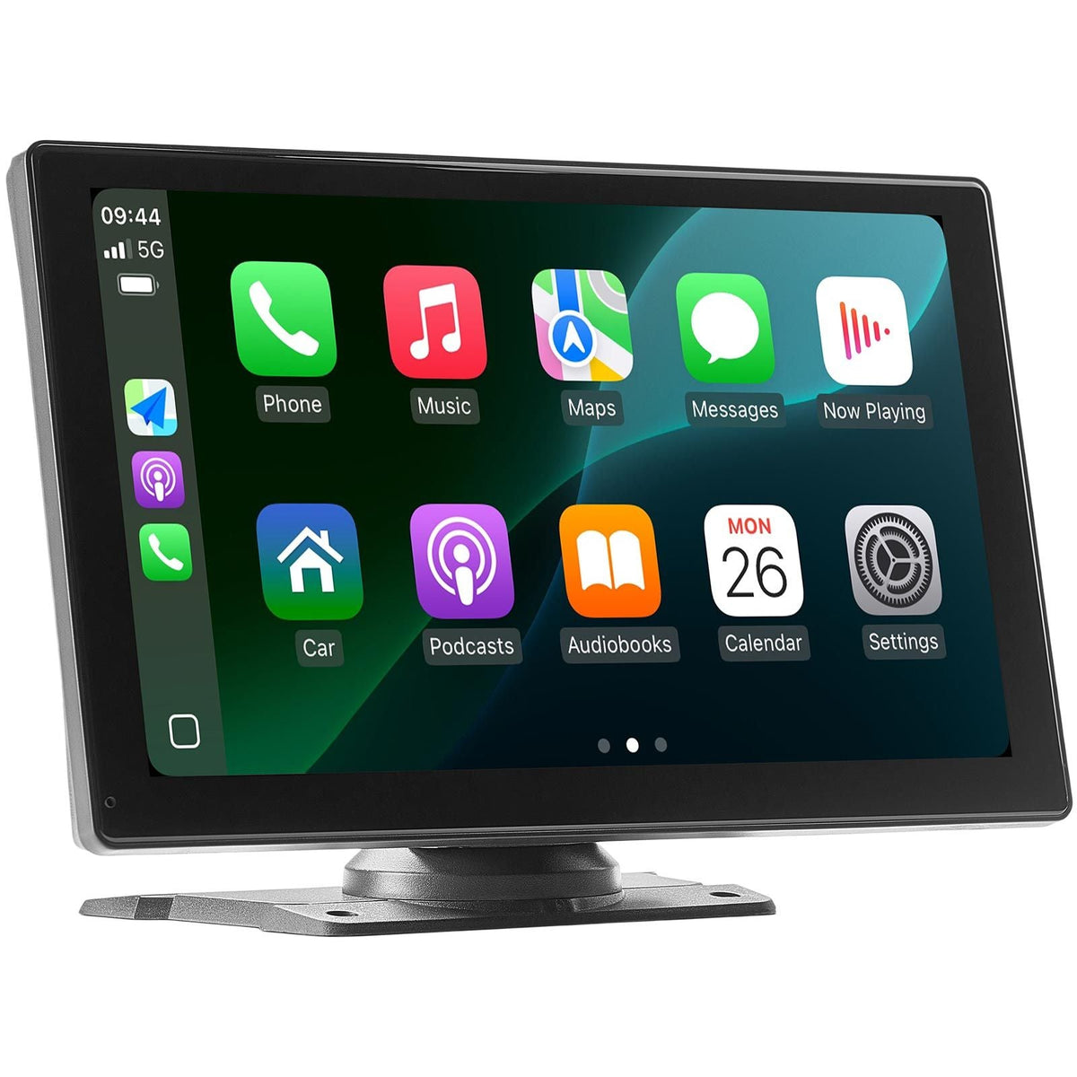 Wireless Car Stereo, 9-Inch HD Portable Radio Touch Screen Compatible with Apple CarPlay & Android Auto, CarPlay Screen with Backup Camera, Voice Control, Mirror Link, Bluetooth, GPS Navigation