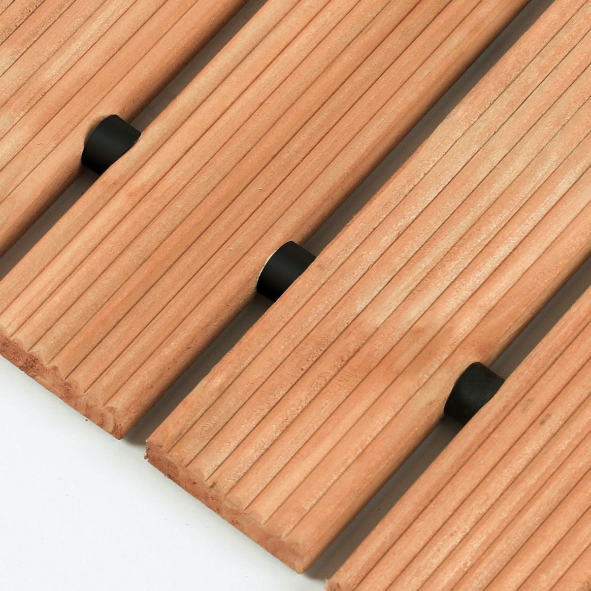 Wooden Garden Pathway, 8 ft x 17 in, Non-Slip Curved Garden Walkway, Roll Out Cedar Outdoor Walkway Path with Wire Rope Connection, Decorative Lawn Paver for Backyard Boardwalk Wedding Party