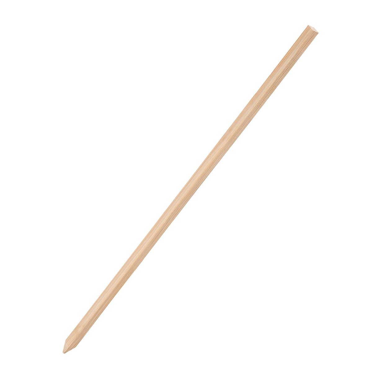 Wooden Garden Stakes, 25 Pcs 36x0.75x0.75 in Survey Grading Stakes, Garden Ground Stake with Sharp Point, Fir Wood Plant Support Stake, Sign Posts for Silt Fence Backyard Boundaries Baselines