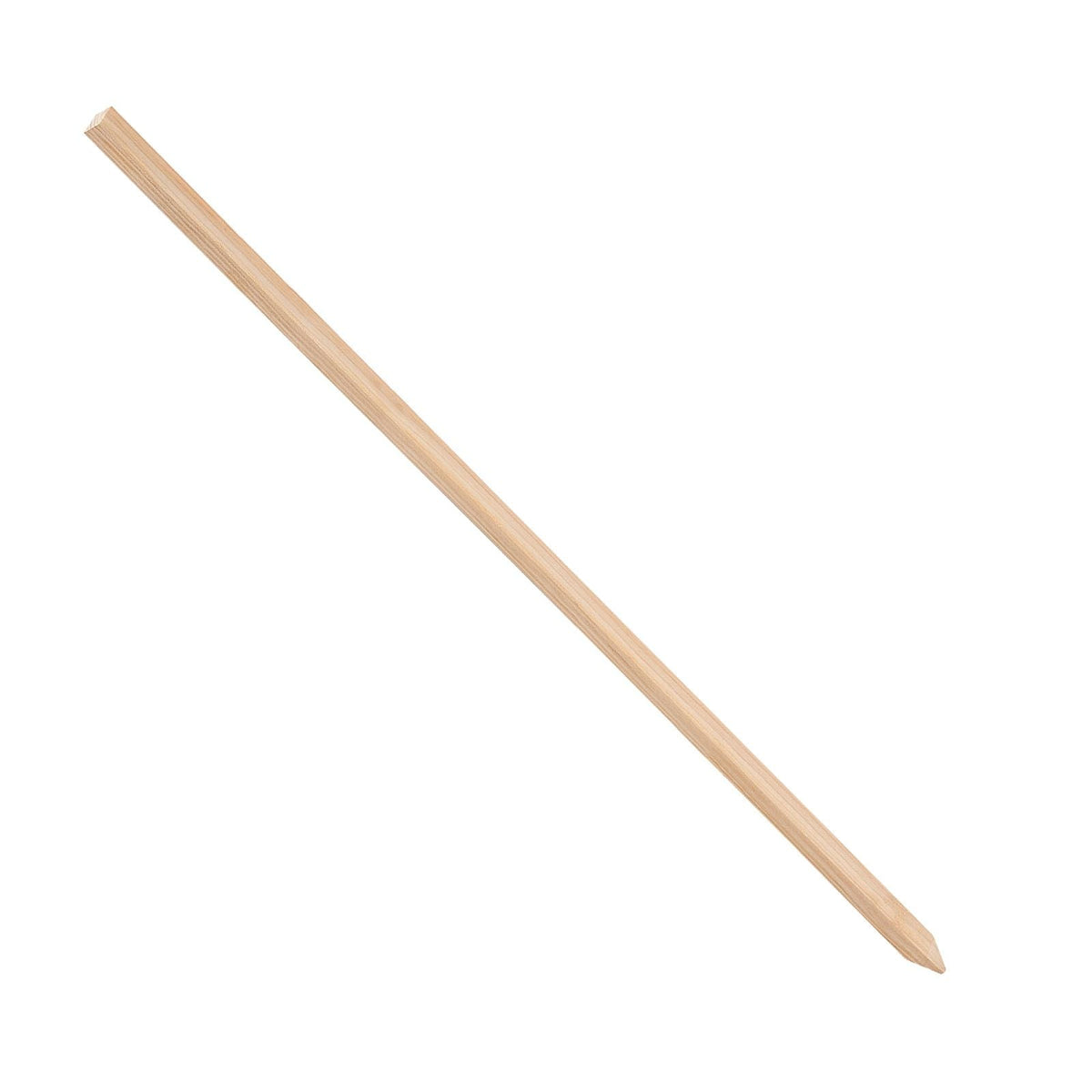 Wooden Garden Stakes, 25 Pcs 36x0.75x0.75 in Survey Grading Stakes, Garden Ground Stake with Sharp Point, Fir Wood Plant Support Stake, Sign Posts for Silt Fence Backyard Boundaries Baselines