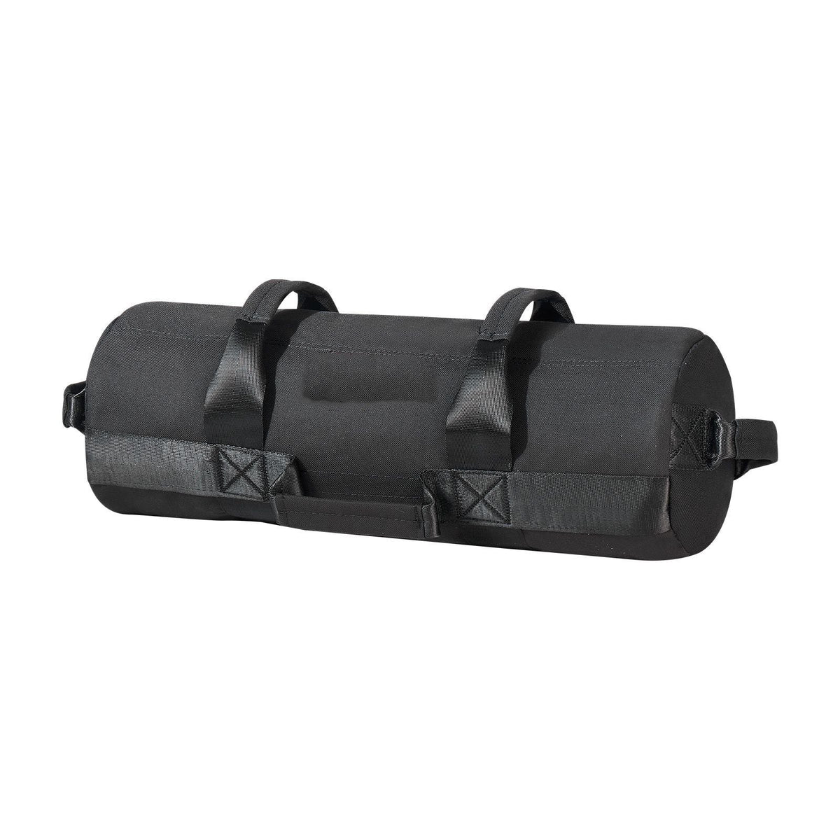Workout Sandbag, Heavy Duty Workout Power Bags with Handles, 5-25 lbs Adjustable Slam Bag for Fitness Strength Weight Training Cross-Training, Home Gym Exercise, Black (Unfilled)