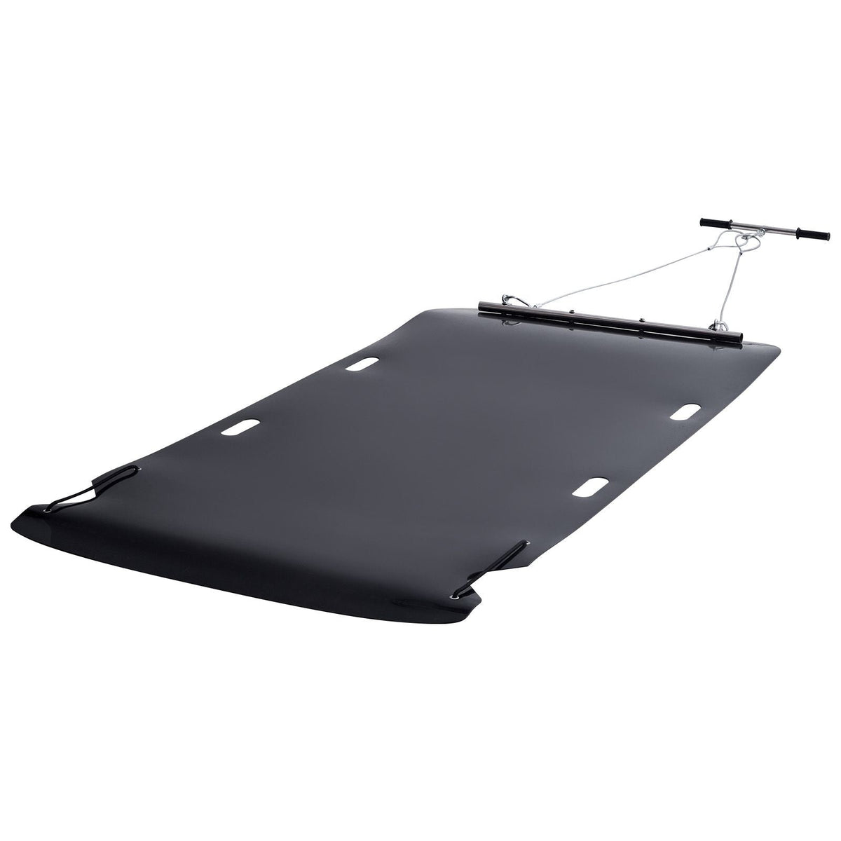 Yard Drag Sled, 90 x 46 in, 1500lbs Heavy Duty Utility Sled, HDPE Drag Glider with Ropes & Pull Cables, Hand & Vehicle Use Game Hauler for Firewood Ice Fishing, Compatible with ATVs UTVs